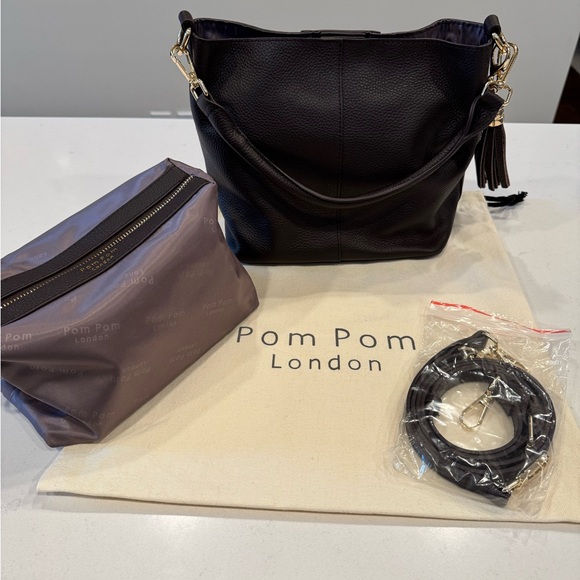 Pom Pom London Handbags - Pom Pom London Lambeth Conker